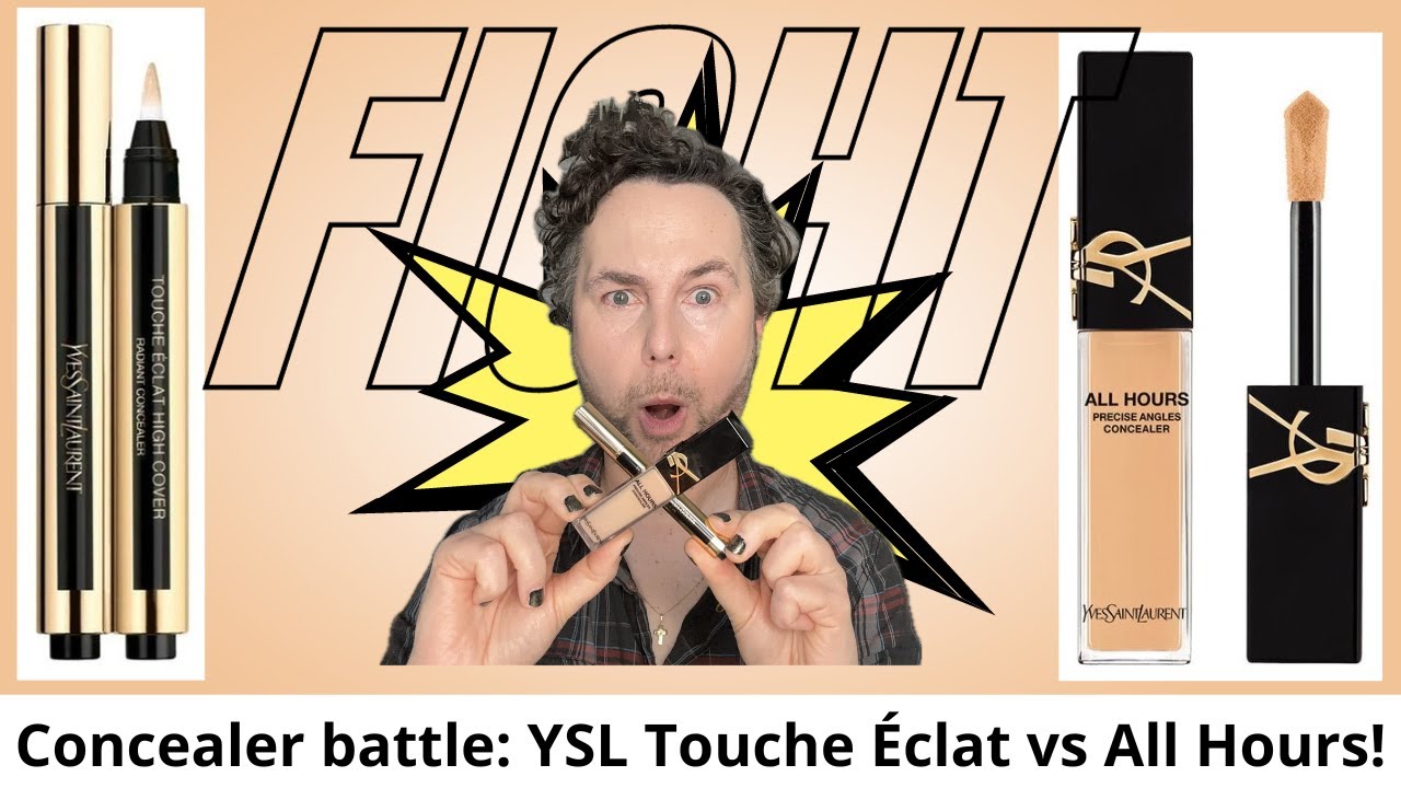 Concealer BATTLE! YSL Touche Eclat High Cover VS All Hours!