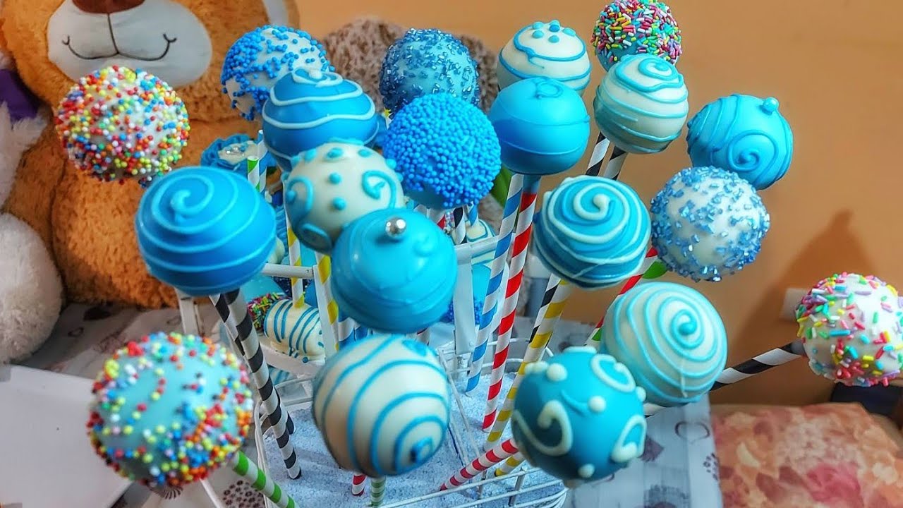 CAKE POPS / любой может легко приготовить их, используя всего 3 ингредиента и немного воображения.
