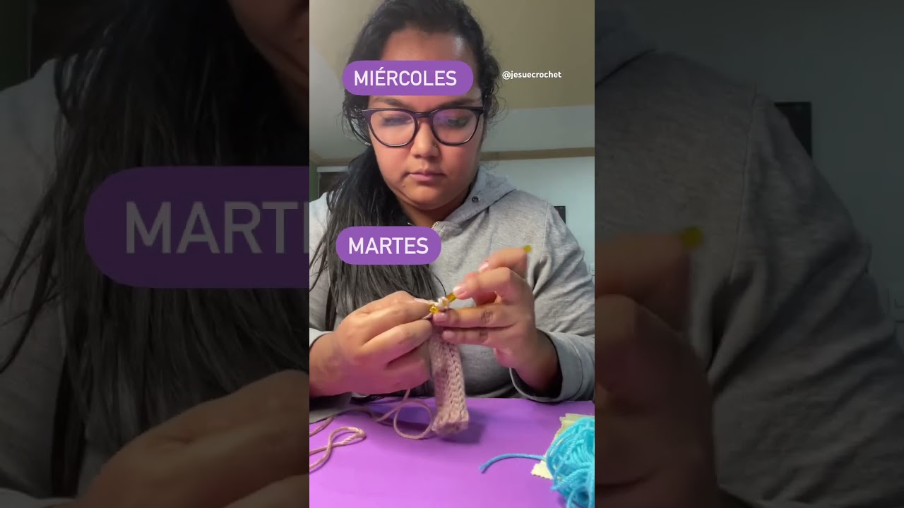 Cuando me preguntan que días tejo 🧶 