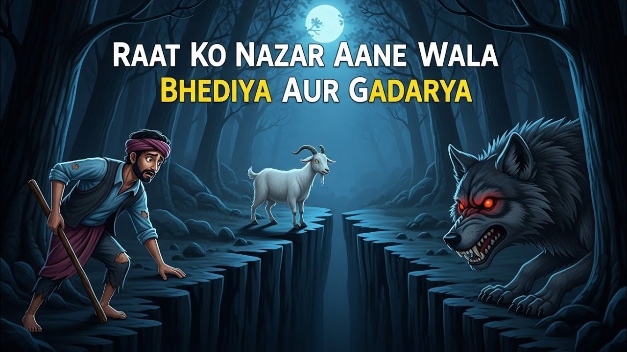 Raat Ko Nazar Aane Wala Bhediya Aur Gadarya | midnight story | urdu kahani | storytelling 