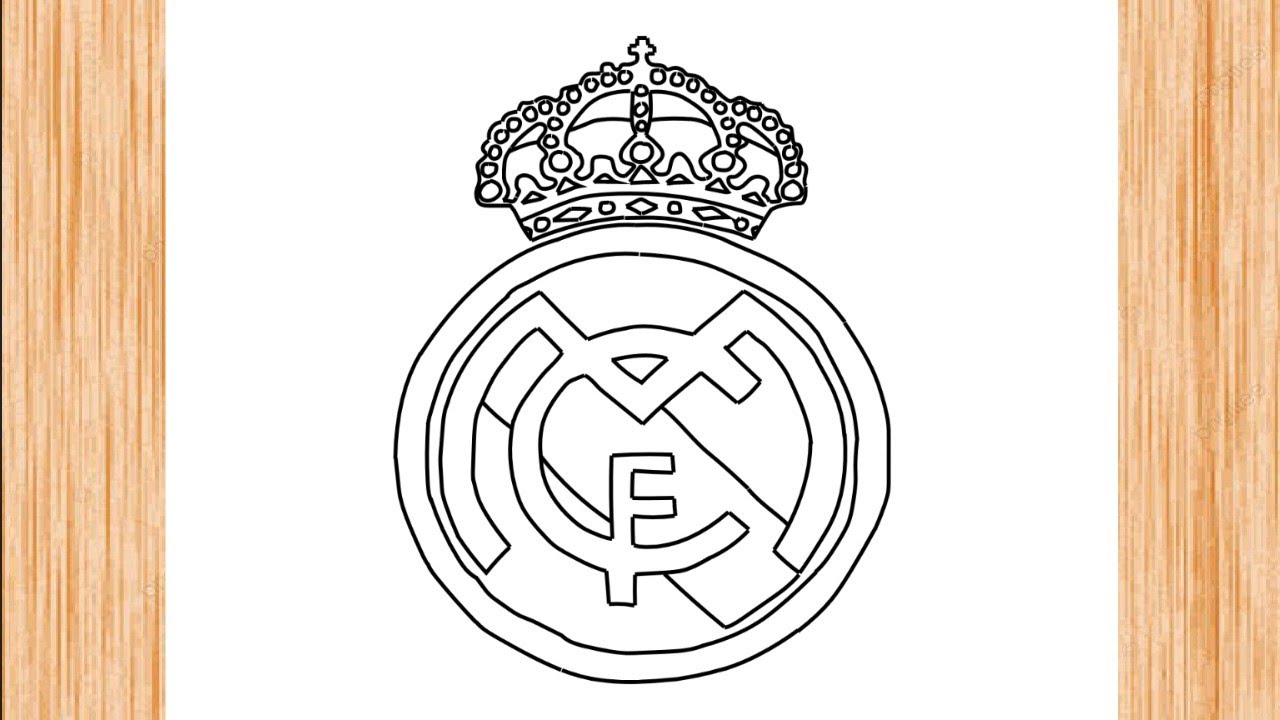 How to Draw Real Madrid Logo