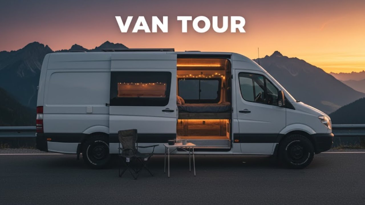 SPRINTER CAMPER Terminada: VAN TOUR COMPLETO (Hecha sin tener ni idea!)
