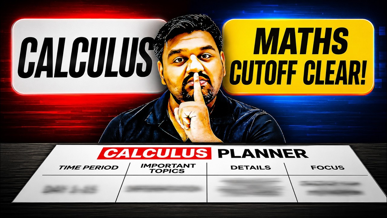 NDA Maths CUTOFF Clear 🔥 NDA 2 2026 Calculus One Shot 😎 NDA 2 2026 Maths Preparation