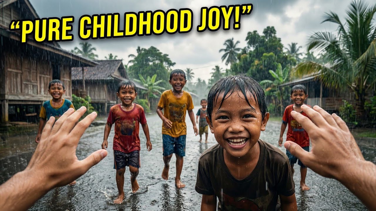 Peaceful Heavy Rain in Remote Sulawesi | Village Life & Soothing Rain Sounds