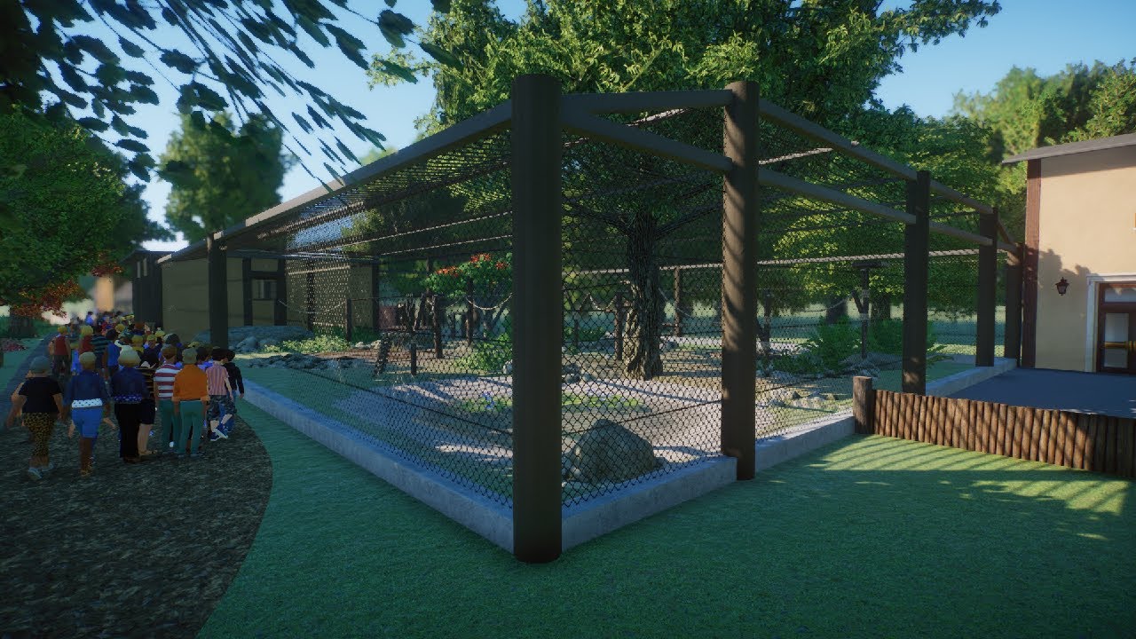 Geräumiger Katta Käfig | Planet Zoo Animals Garden #13 | Deutsch/Ger