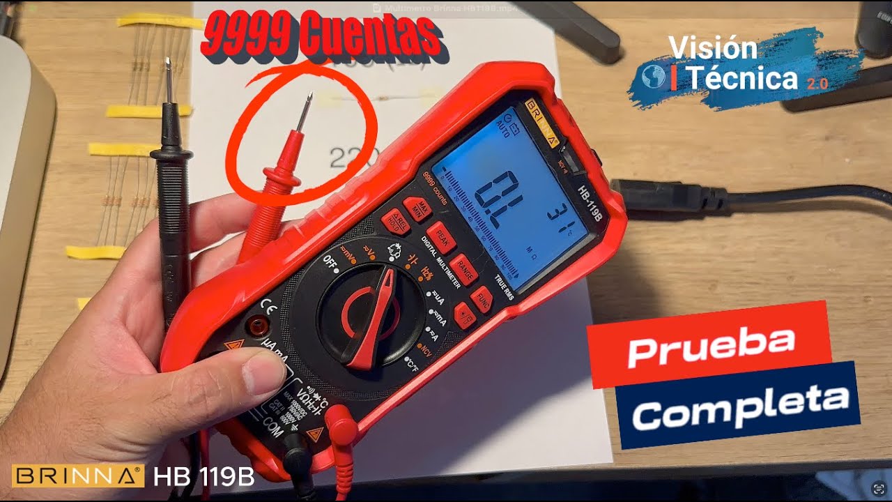 Multimetro Brinna HB119B Prueba a fondo