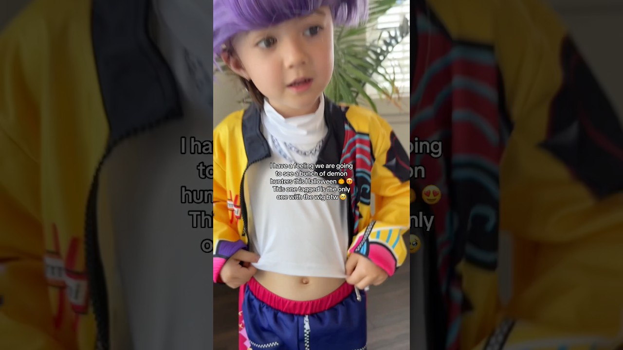 K-Pop Demon Hunters Cosplay Kids Costume | so cute | Rumi