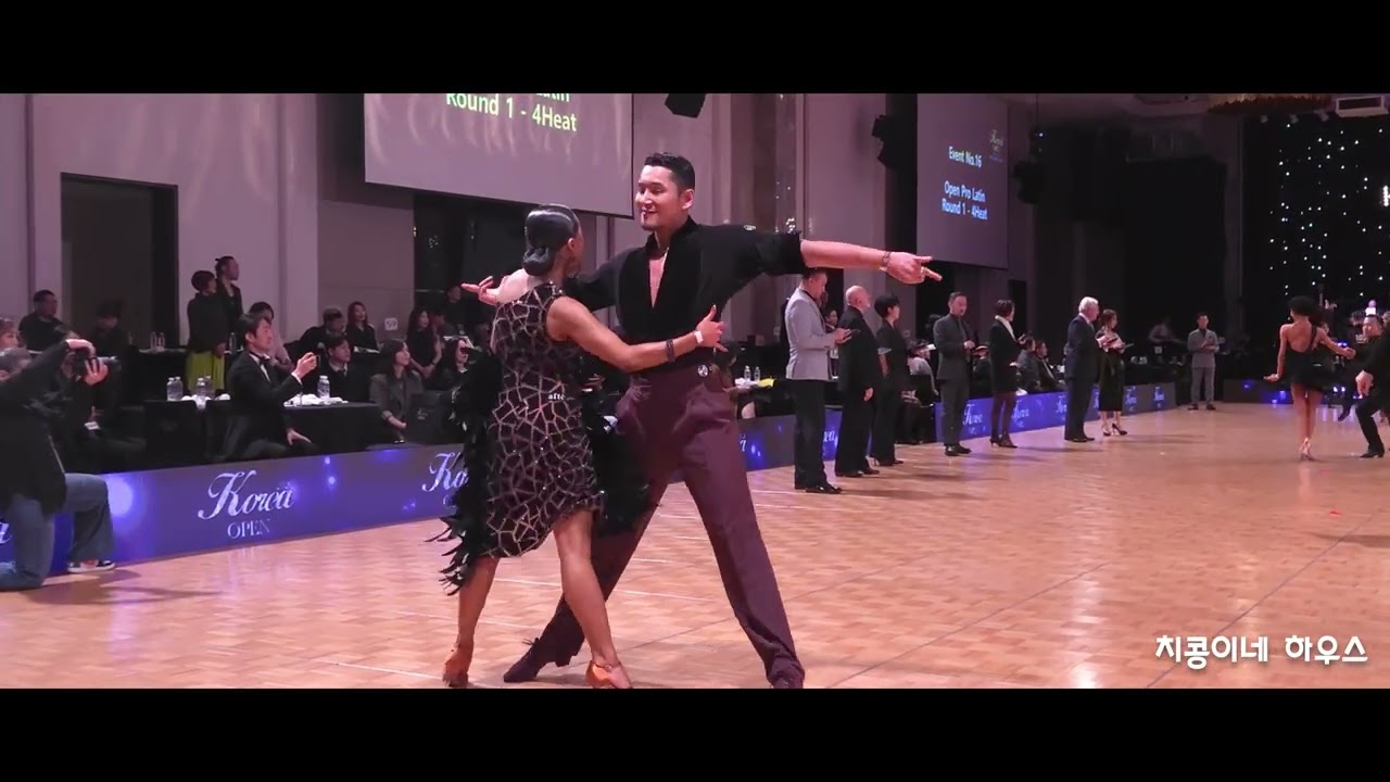 Yunho Kim & Minjoung Kim 김윤호 김민정 Rumba Open Pro Latin R1 KoreaOpen 2026
