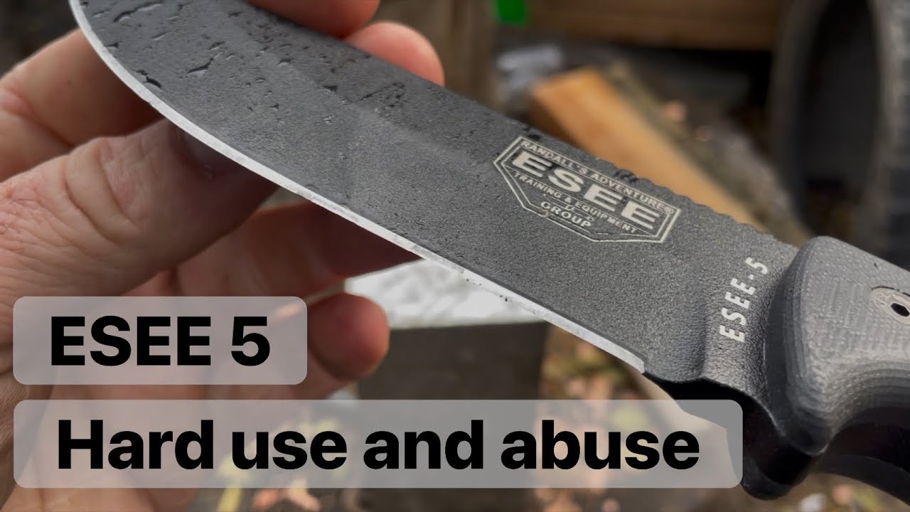На PBKG сейчас ESEE 5. И, конечно же, мне пришлось болтать целых восемь минут.