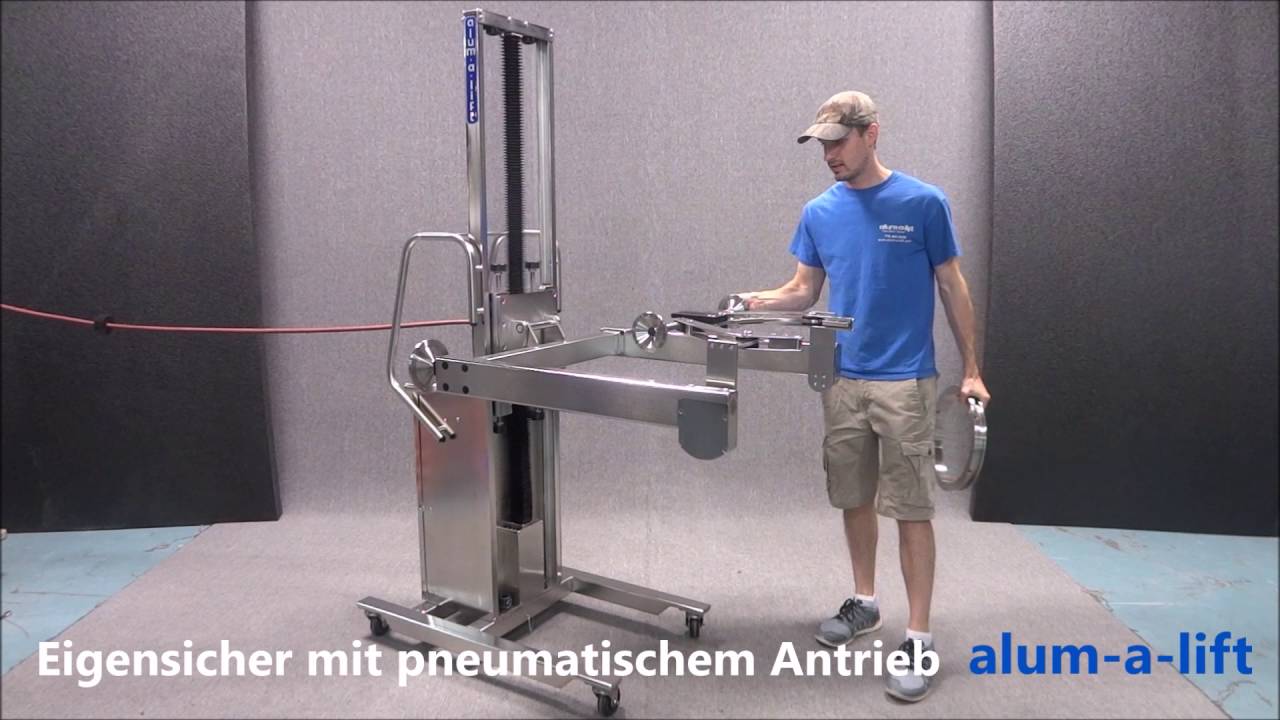 Edelstahl Hebehilfe, pneumatische Hebehilfe
