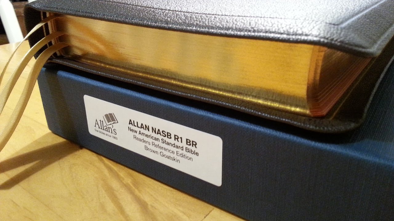 RL Allan NASB Reader Edition Brown Goatskin by Jongbloed