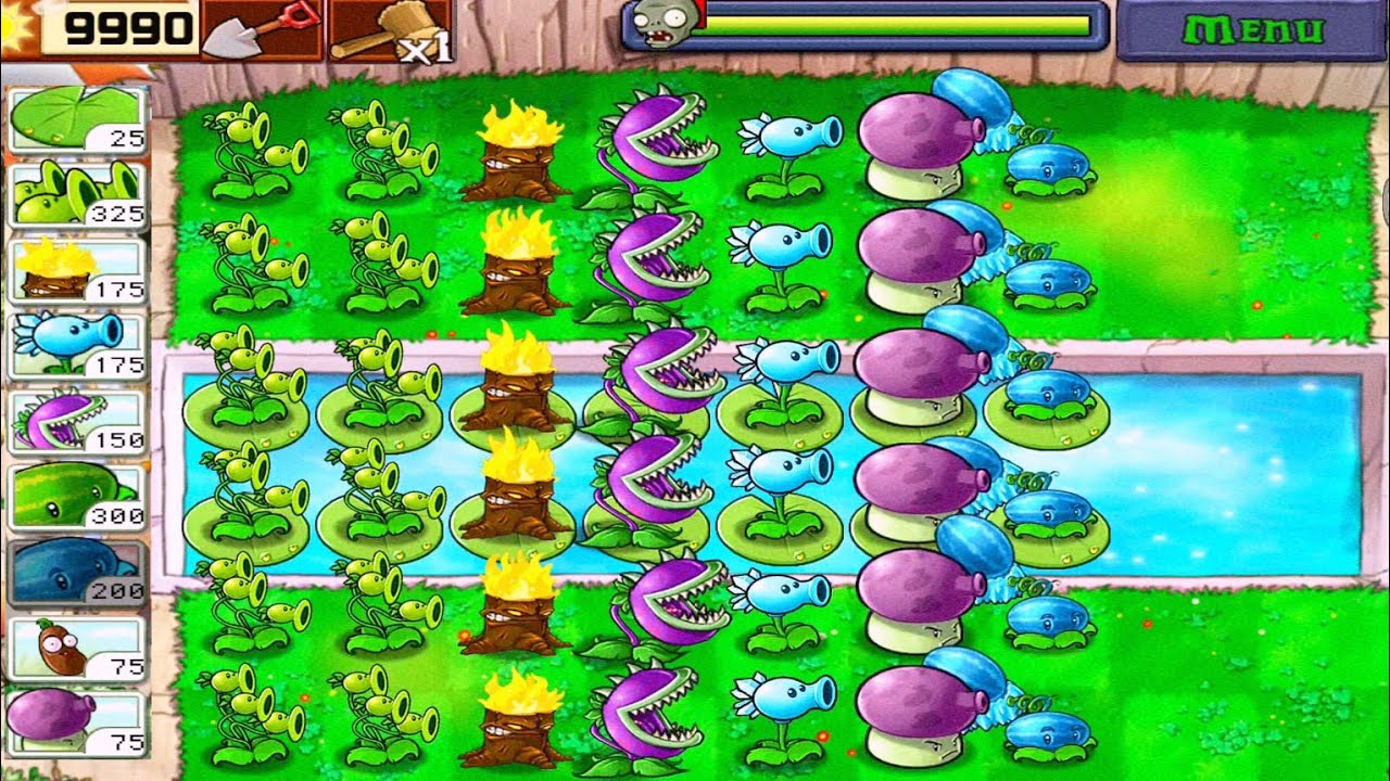 Plants vs Zombies • Last Stand Endless • Plants vs All Zombies • Full Walkthrough HD [ 1080p ]