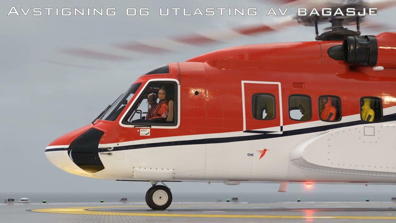 Animasjonsfilm – planlegging av helikopteroperasjoner offshore