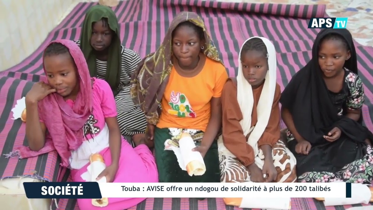 Wlf : Touba : AVISE offre un ndogou de solidarité à plus de 200 talibés
