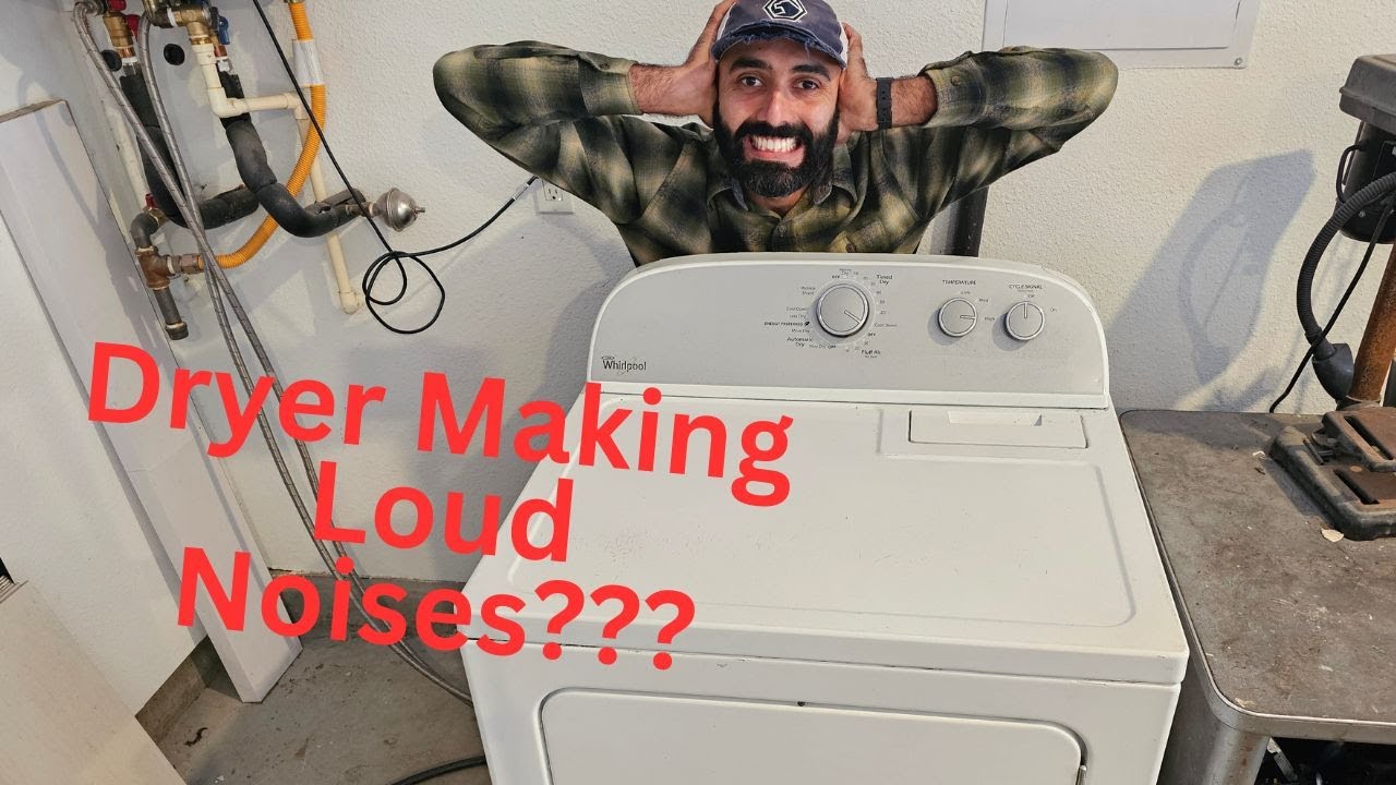 Easily Fix A Whirlpool/Maytag Dryer That Is Making Loud Noises!