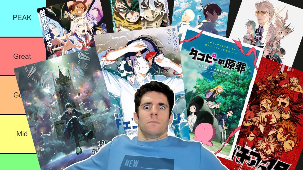 My 2025 Anime Tier List Ranking