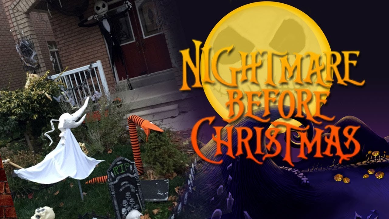 Decorando halloween - Pesadilla antes de navidad