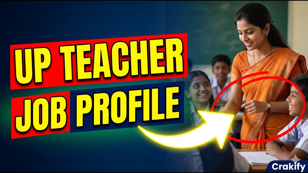 UP TET Job Profile 2026: Roles, Responsibilities & Career Growth for UP Teachers | UPTET 2026 Prep