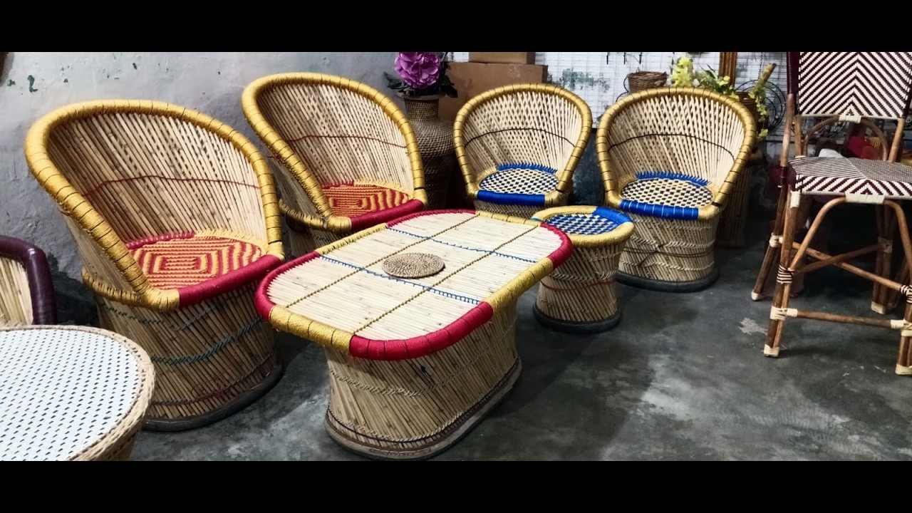 Sarkanda Mooda Chair / Sarkanda Table / Furniture Wholesale Market In Delhi Ncr