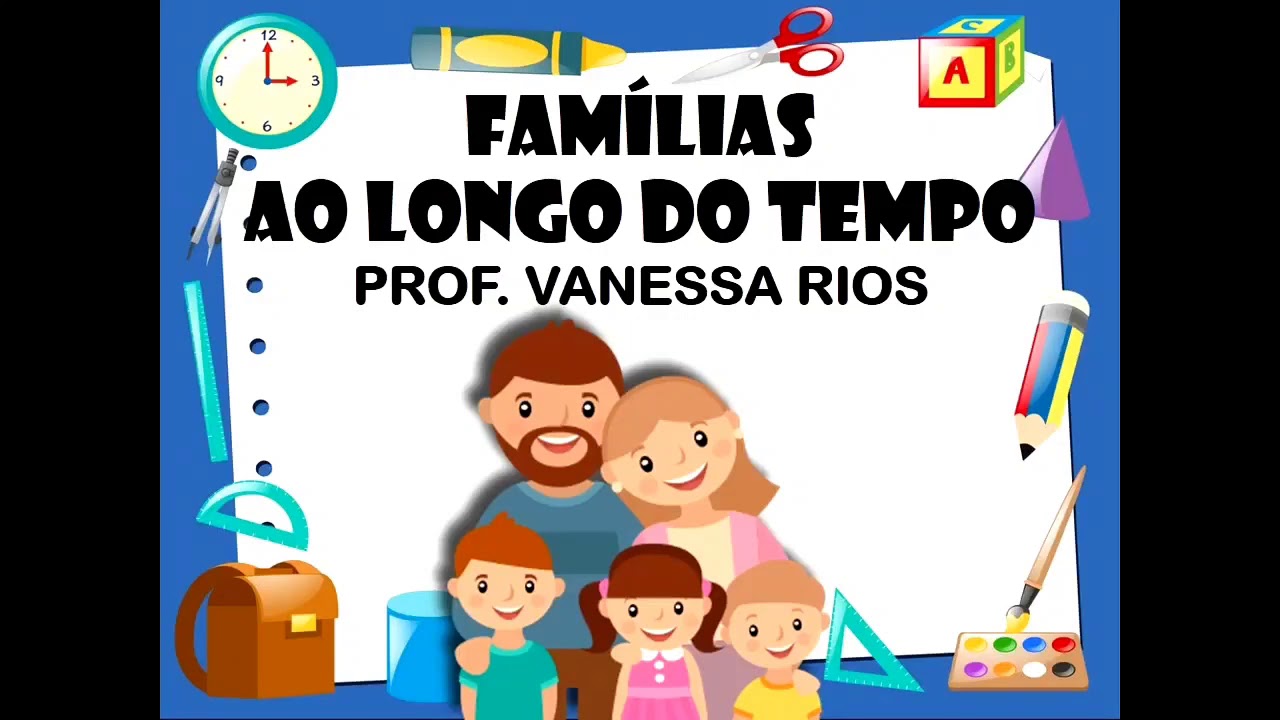 Hist&oacute;ria - Fam&iacute;lias ao longo do tempo - 1&deg; Ano Ensino Fundamental