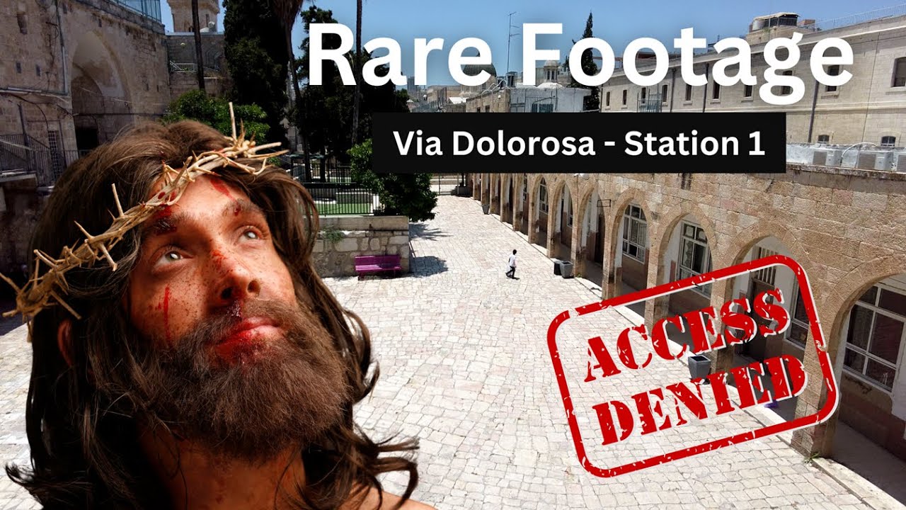 Jerusalem: Where Jesus Was Condemned To Death - Rare Footage with an Amazing Finale