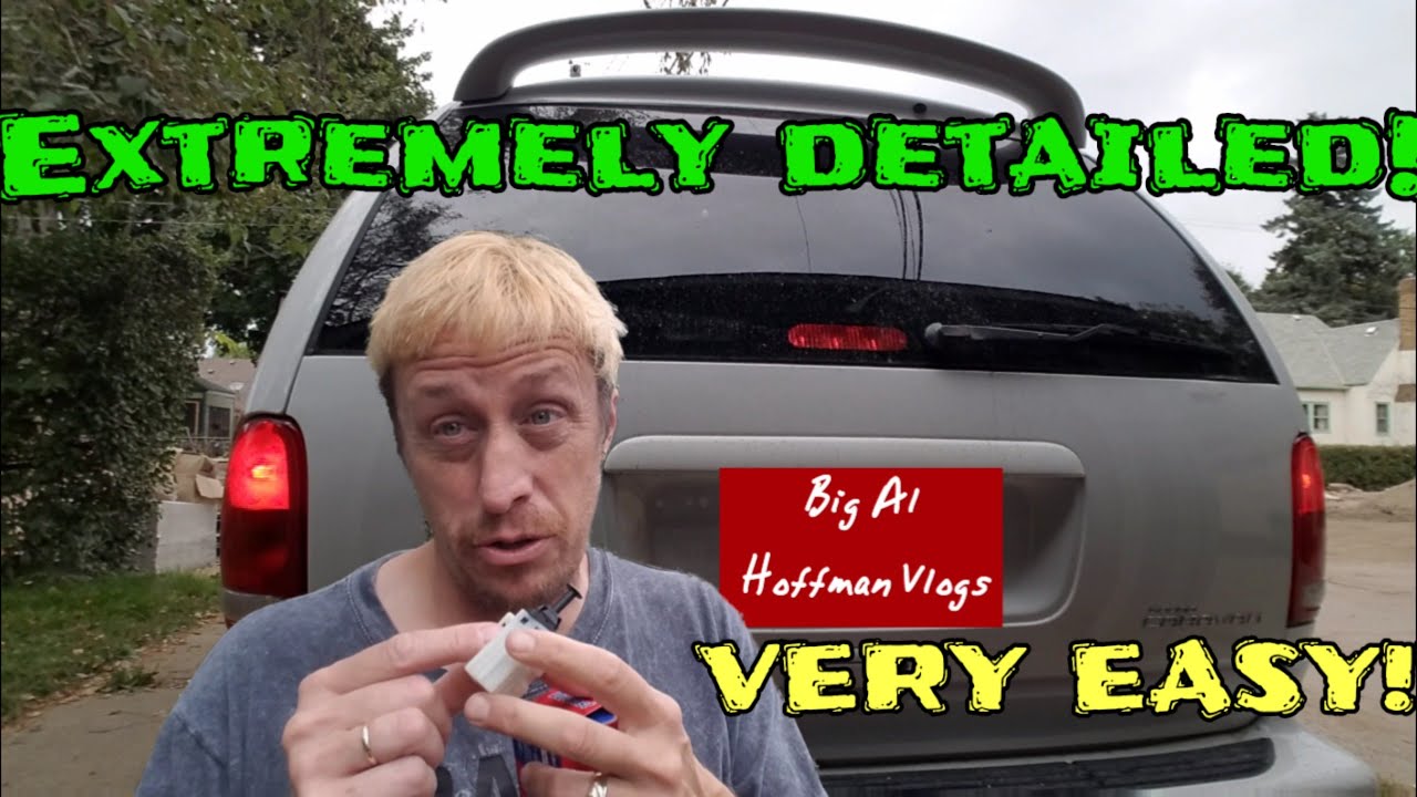REPLACING A BRAKE/STOP LIGHT SWITCH ON A 2000 DODGE GRAND CARAVAN.