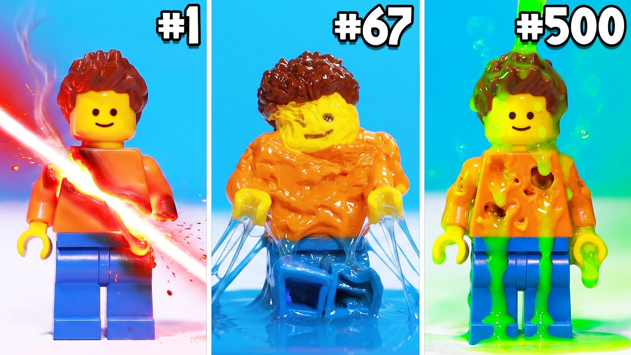 500 Ways To DESTROY a LEGO Minifigure