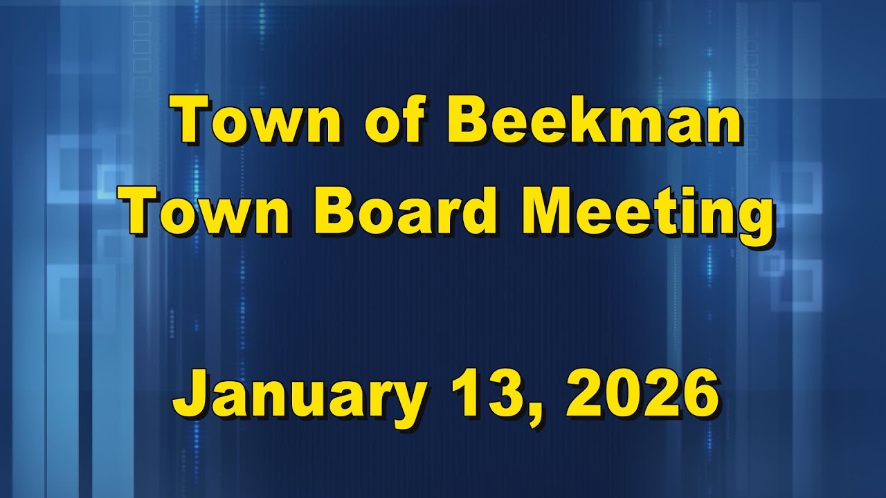 Beekman Town Board 1 13 26