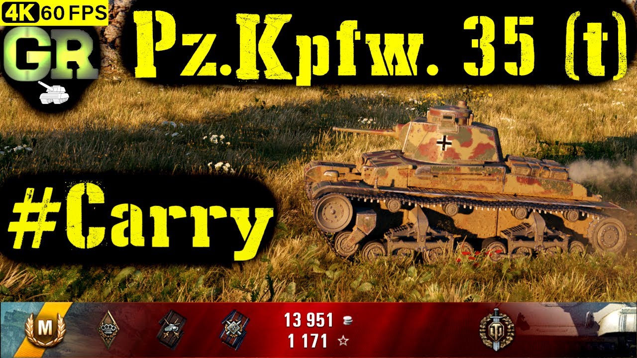 World of Tanks Pz.Kpfw. 35 (t) Replay - 8 Kills 0.9K DMG(Patch 1.4.0)