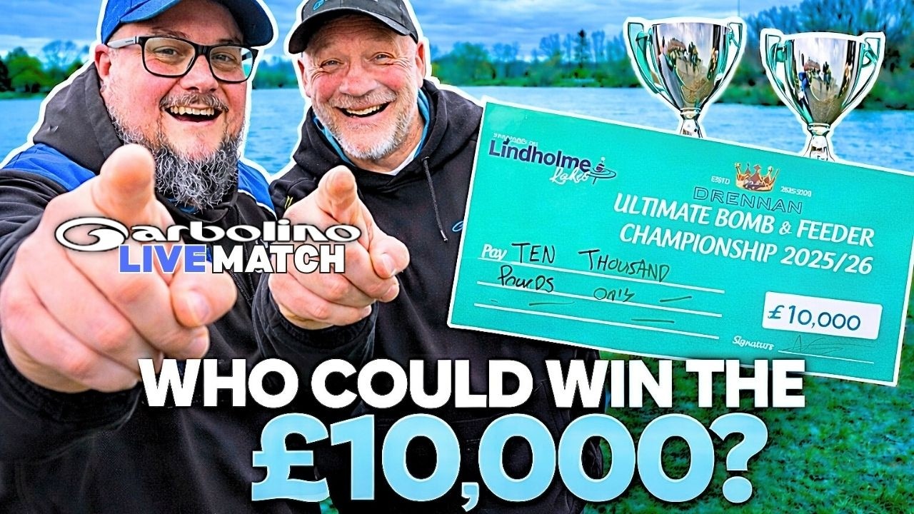 £10,000 ULTIMATE BOMB & FEEDER FINAL | LINDHOLME LAKES LIVE MATCH WITH DAVE WOOD & SIMON FRY