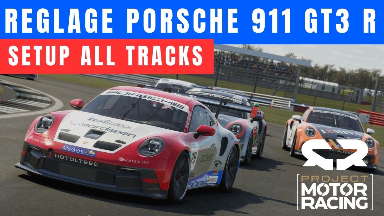 🏁 Project Motor Racing | 🔧 Setup PORSCHE 911 GT3 R – Grip & Stabilité 🔥