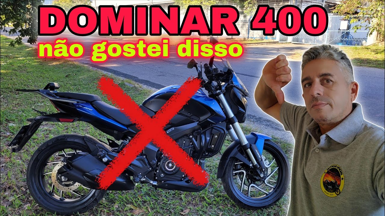 Dominar 400/Pontos negativos da Dominar 400 - Motocar Oficial 