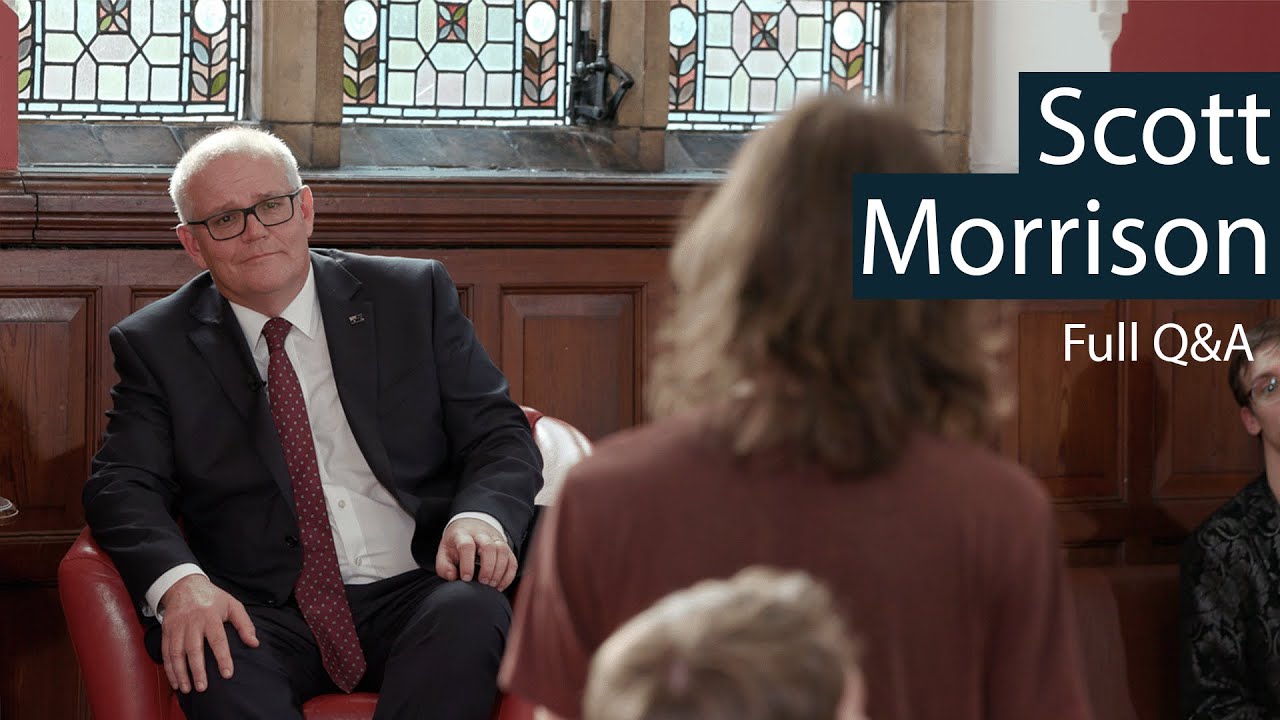Scott Morrison Questioned by Oxford University Students