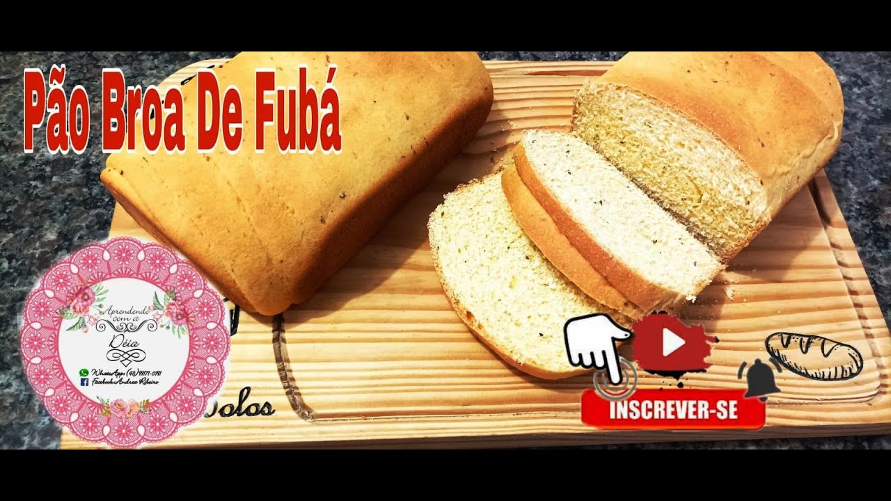 [Passo a Passo] Pão Broa de Fubá