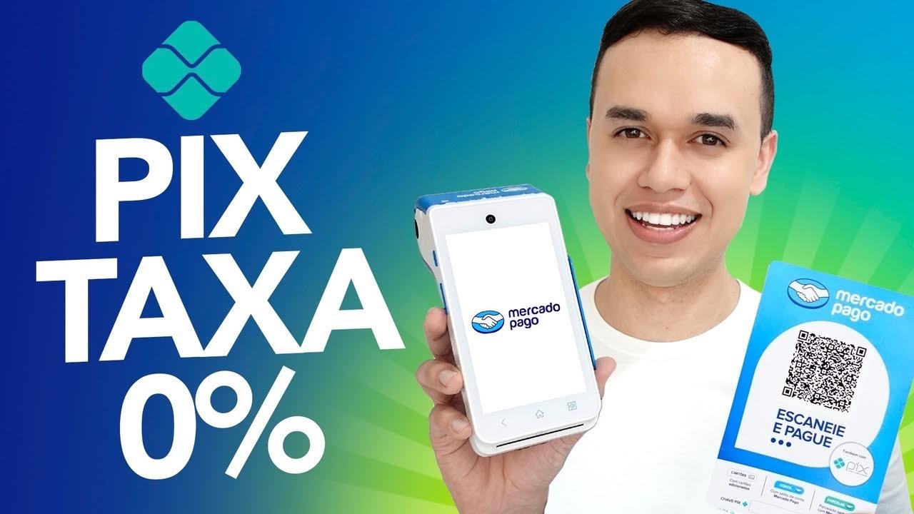 PIX com Taxa Zero no MERCADO PAGO - Aplicativo, Plaquininha e Maquininhas Point