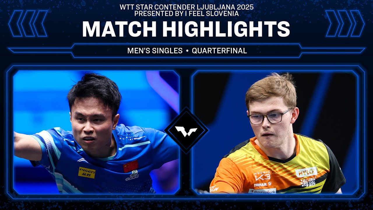 Zhou Qihao vs Alexis Lebrun | MS QF | #WTTLjubljana 2025