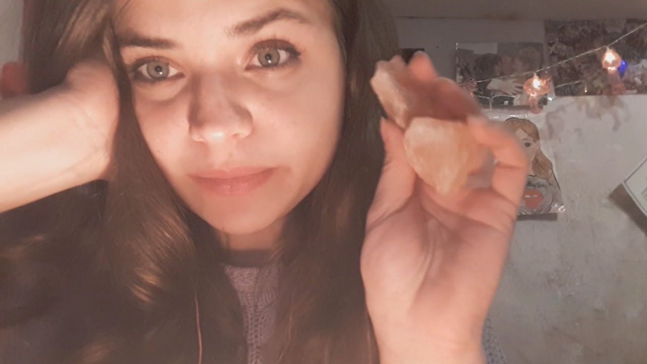 ASMR Español  - Sonidos de brocha con mi lampara de sal
