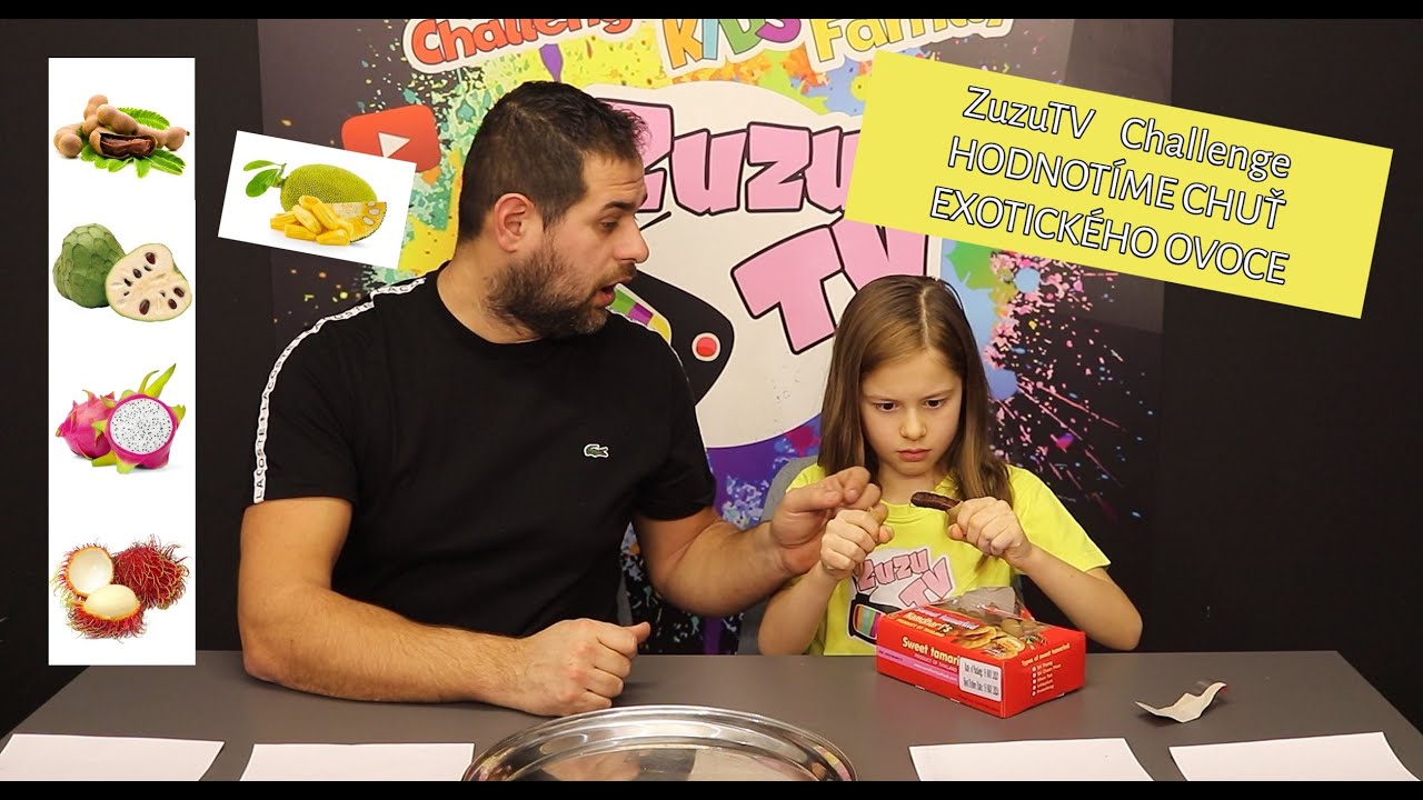 ZuzuTV Challenge - Hodnotíme chuť exotického ovoce 🍊🥭🍑🍈