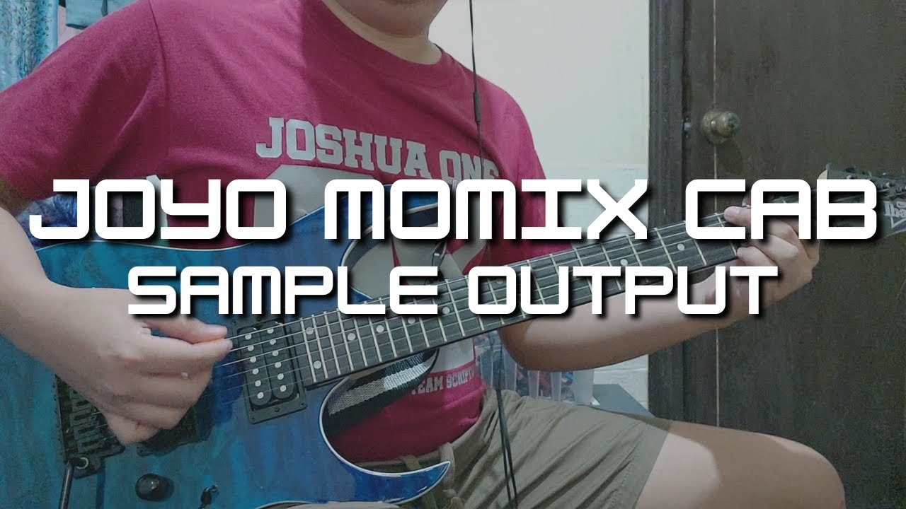 Joyo Momix Cab - How to Use & Sample Output Recording