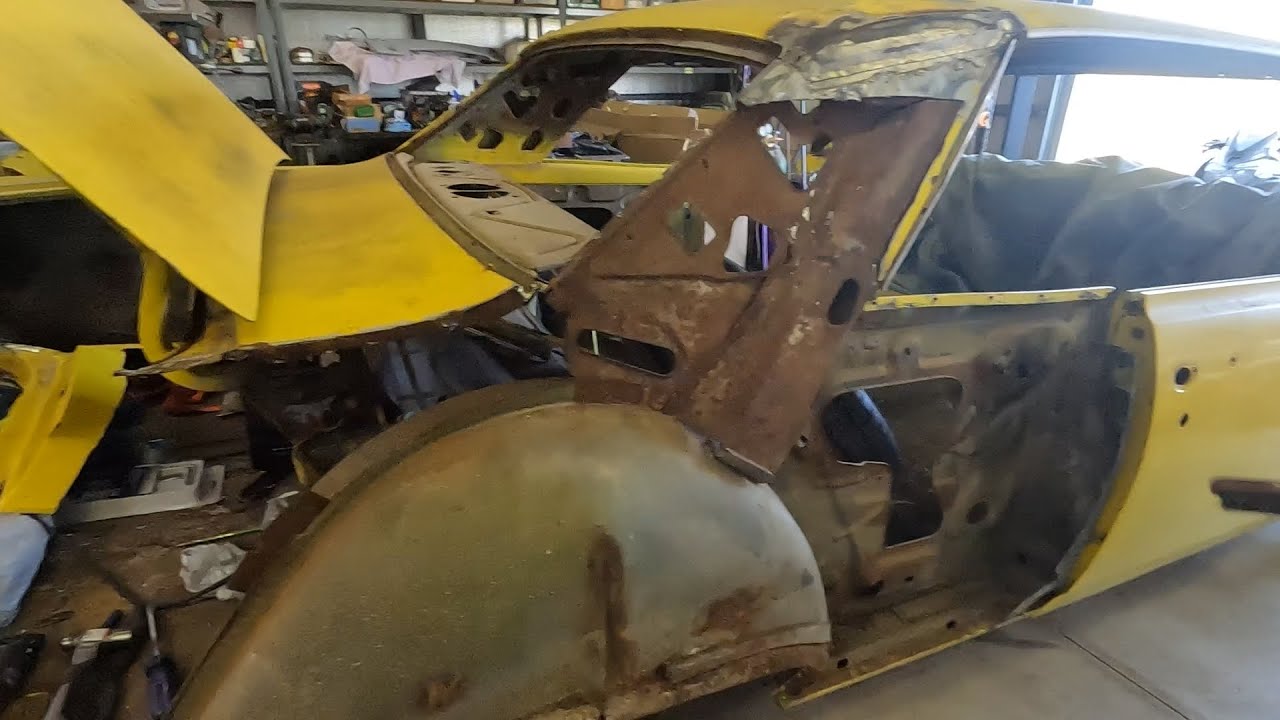 65 Malibu quarter panel removal