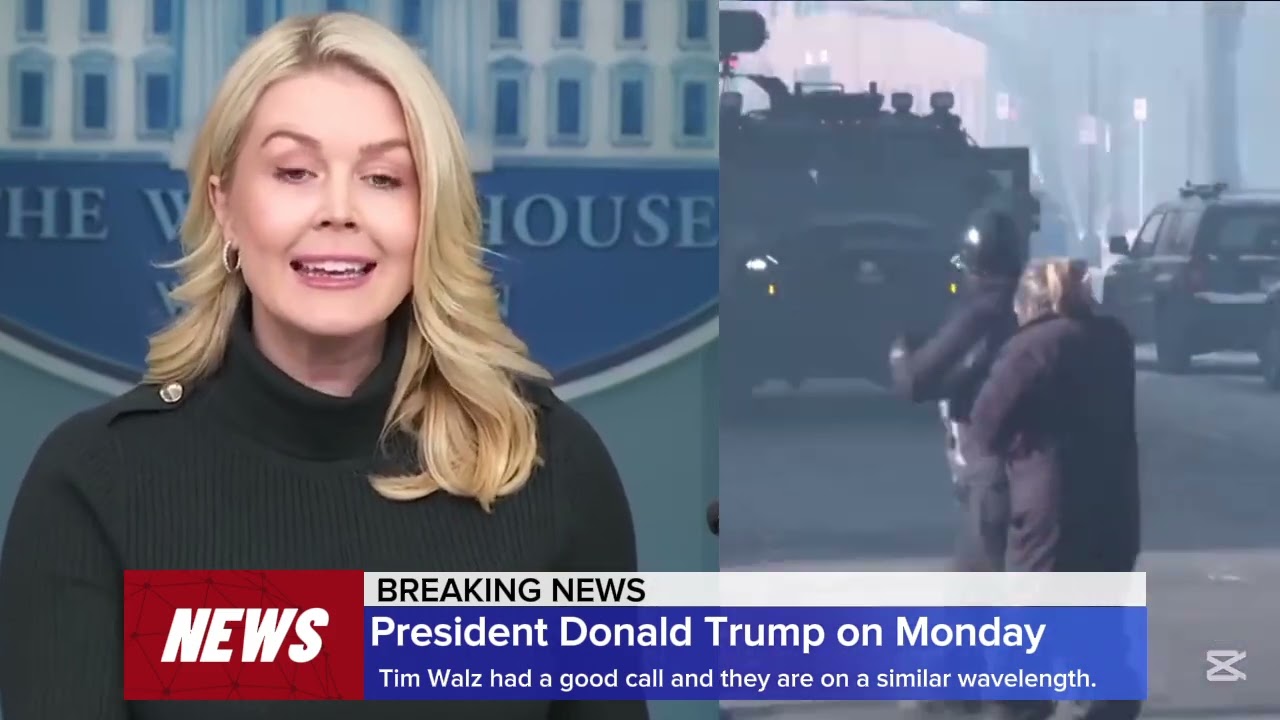 Urgent Press Sec. Karoline Leavitt addresses the killing of Alex Pretti in the Minneapolis shooting
