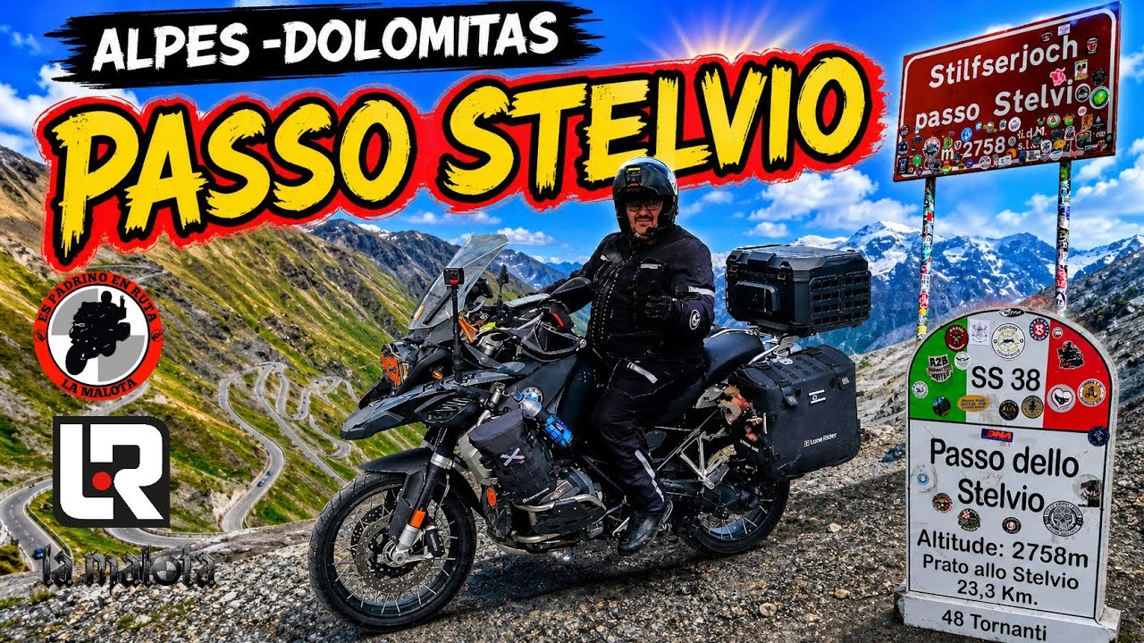 ALPES - DOLOMITAS. PASSO STELVIO . LA MEJOR MANERA DE VERLO