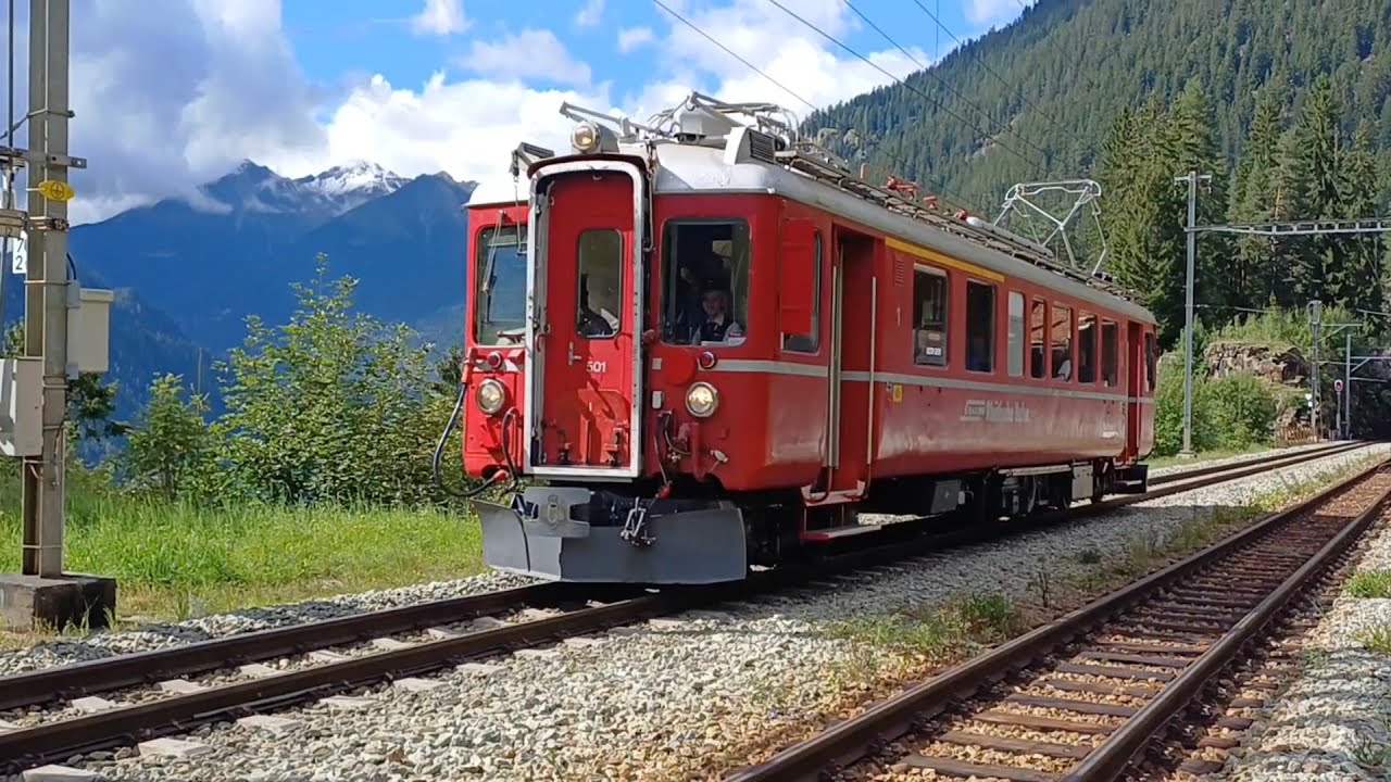 Rhatische Bahn Bahnhof Stuls Stugl. Ferrovia Retica 30/08/2025.
