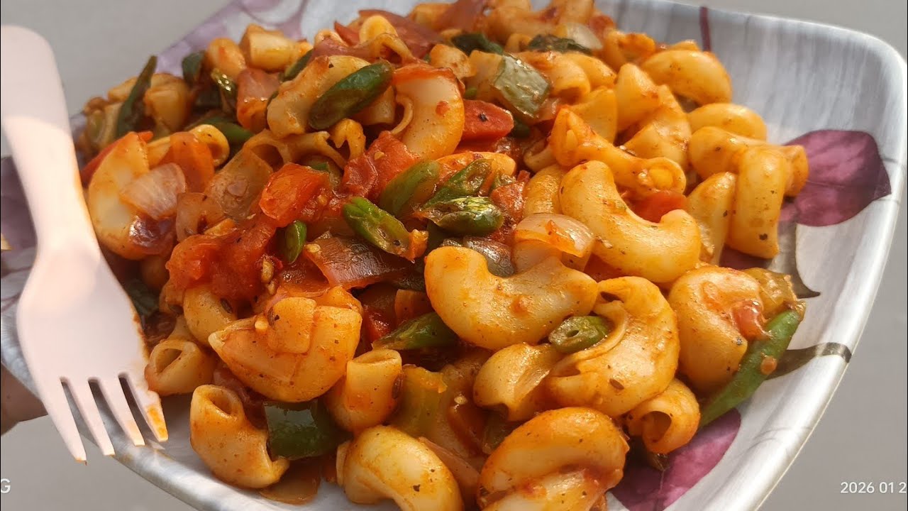 😲Desi Style Macroni Pasta🍝/Secret trick pasta/Easy 5 min recipe👍/Kids & family approved #viral #food