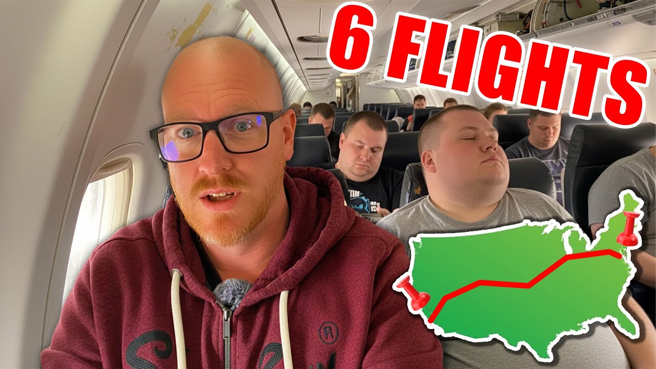 Coast to Coast on America's MOST HATED Plane: 48 HOURS of CRJ200 HELL.