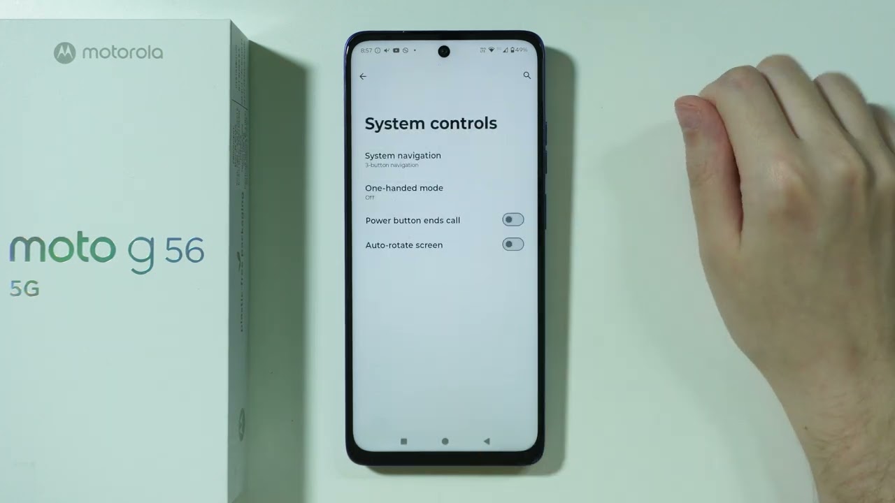 Motorola Moto G56: How to End Calls with Power Button (Side Button)