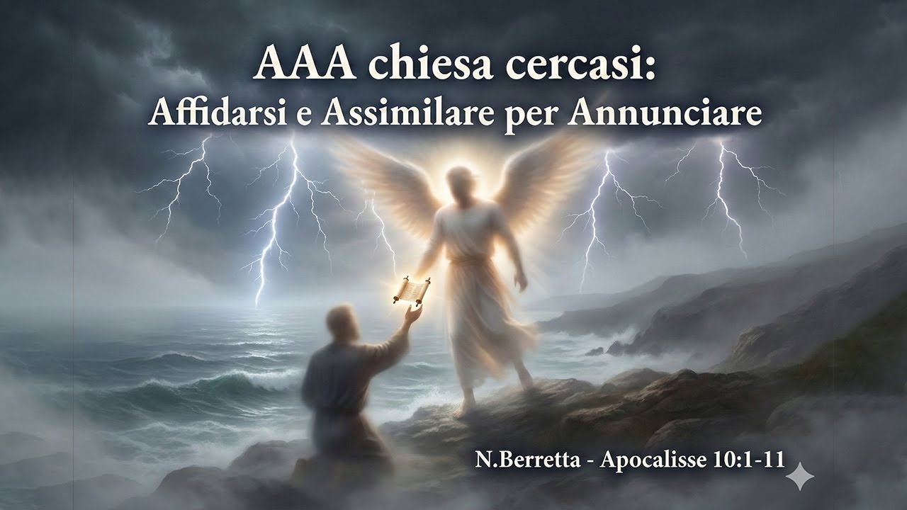 AAA chiesa cercasi: Affidarsi e Assimilare per Annunciare - Apocalisse 10:1-11 - N. Berretta