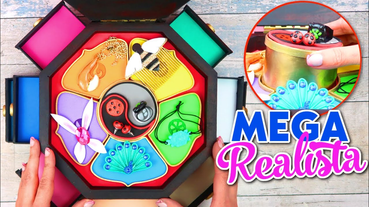 DIY CAJA MIRACULOUS O COFRE DEL MAESTRO FU PARA GUARDAR TODOS LOS PRODIGIOS DE MIRACULOUS LADYBUG