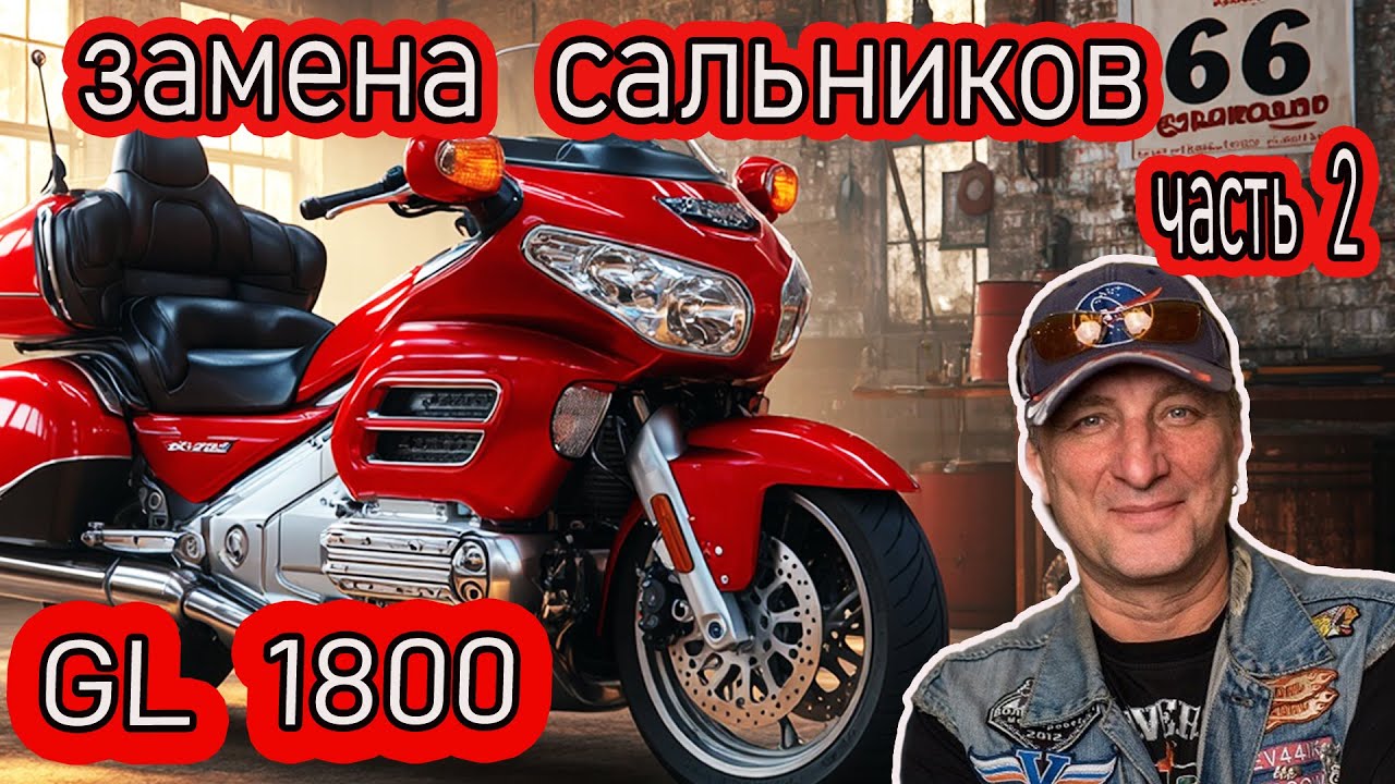 КАК ЗАМЕНИТЬ САЛЬНИКИ вилки голдвинг 1800