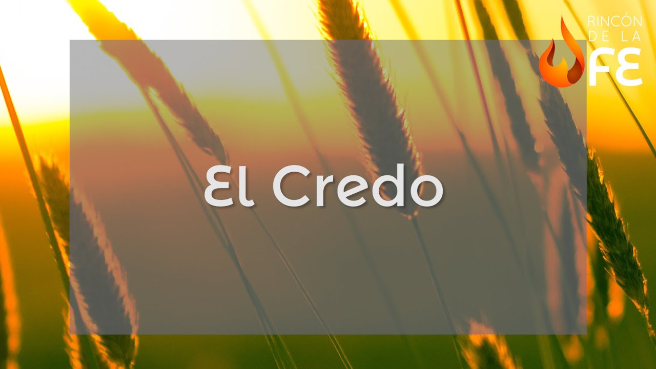 Oraci&oacute;n del Credo - Oraciones al Esp&iacute;ritu Santo